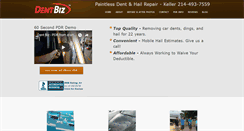 Desktop Screenshot of dentbiz.com